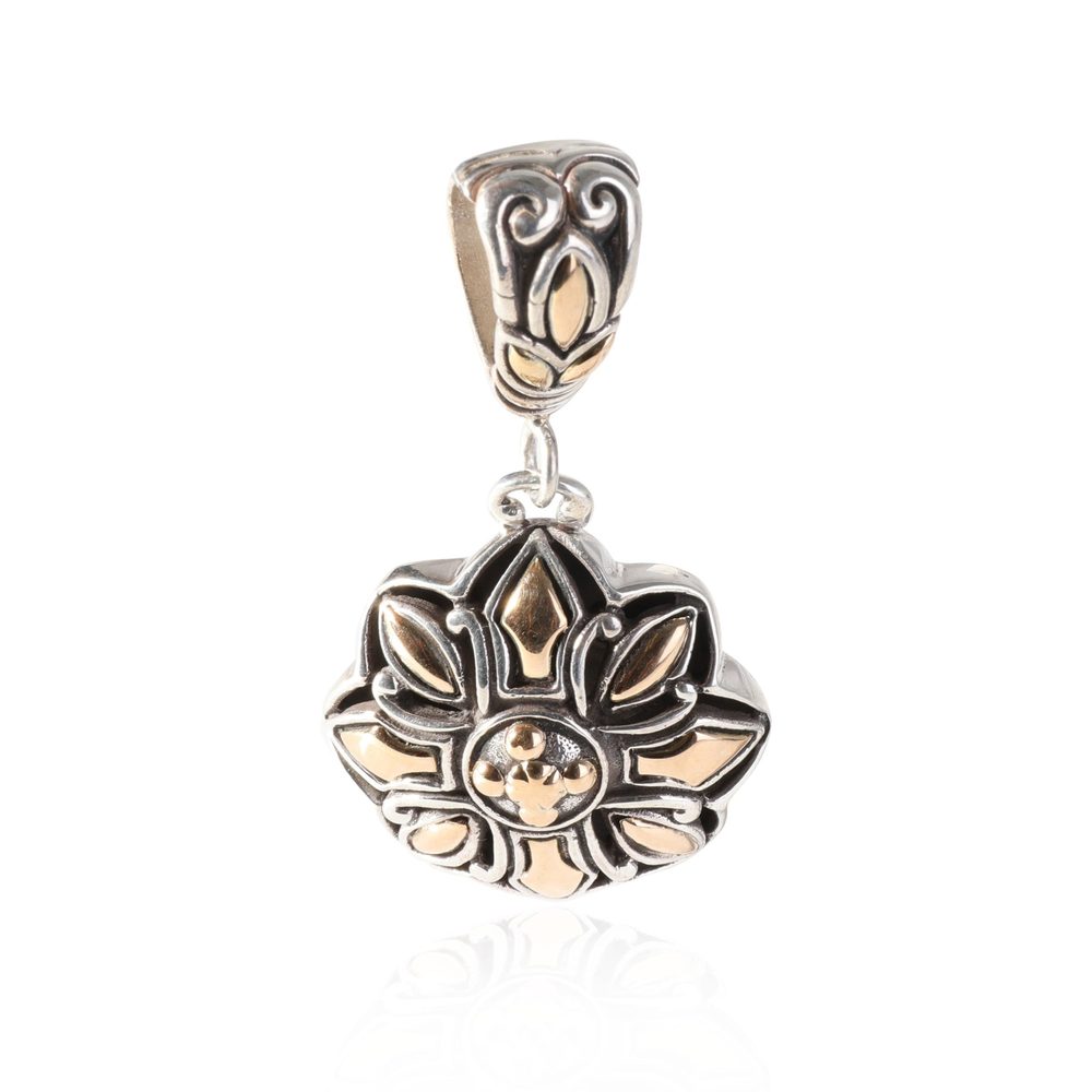 John Hardy Batu Kawung Pendant in 18k Yellow Gold/Sterling Silver